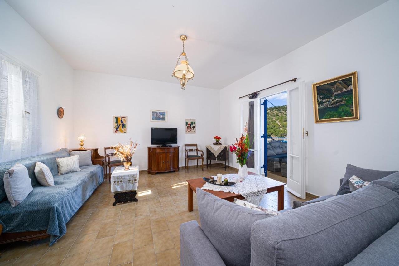 Villa Galini Asos Bagian luar foto